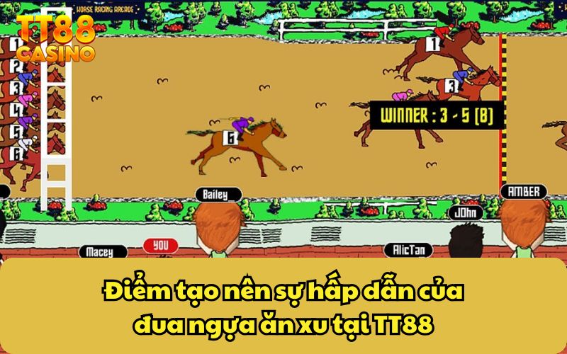 Đua Ngựa Ăn Xu - Game Giải Trí Hấp Dẫn Không Thể Bỏ Lỡ 2 Điểm tạo nên sự hấp dẫn của đua ngựa ăn xu tại TT88