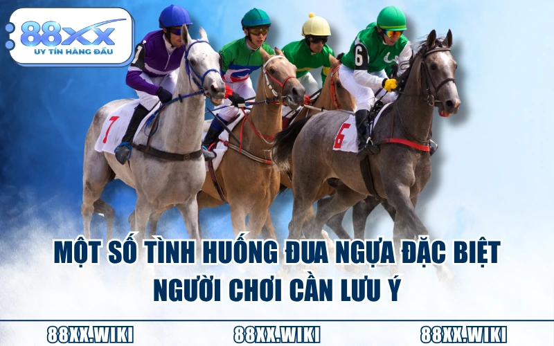 Một số tình huống đua ngựa đặc biệt người chơi cần lưu ý